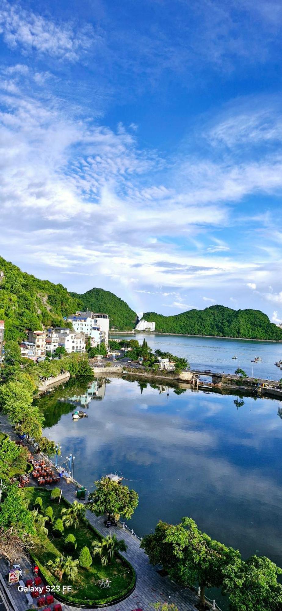 Aroma Cat Ba Sea View Hotel Chan Chau Exterior foto