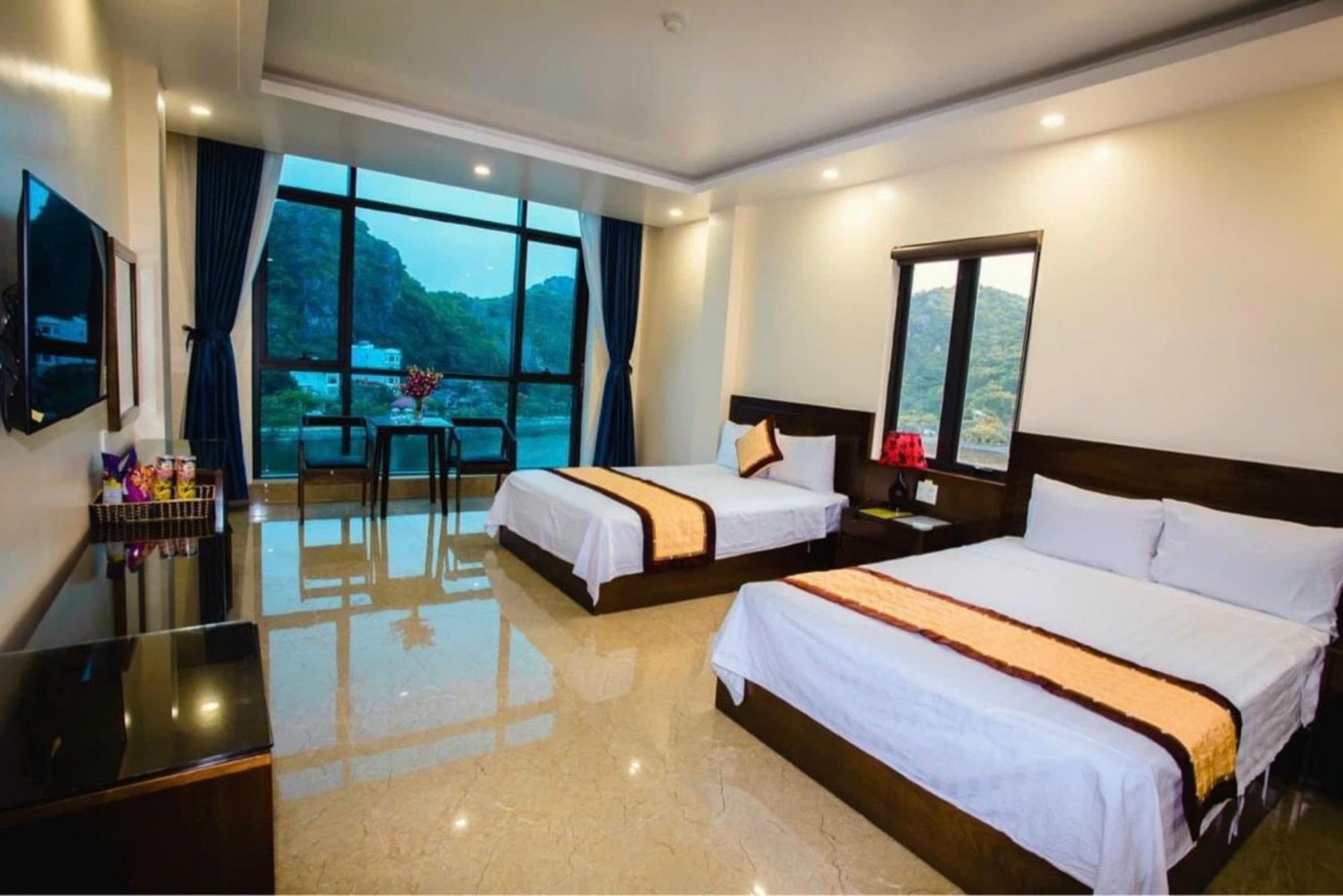 Aroma Cat Ba Sea View Hotel Chan Chau Exterior foto
